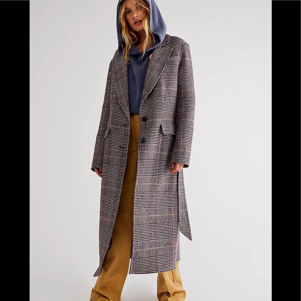 Free People Menswear Hailey Wool Coat